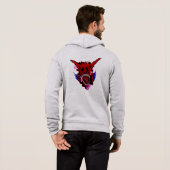 Pixel Peril Retro Boss Fight Hoodie (Achterkant volledig)