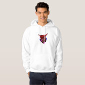 Pixel Peril Retro Boss Fight Hoodie (Voorkant volledig)