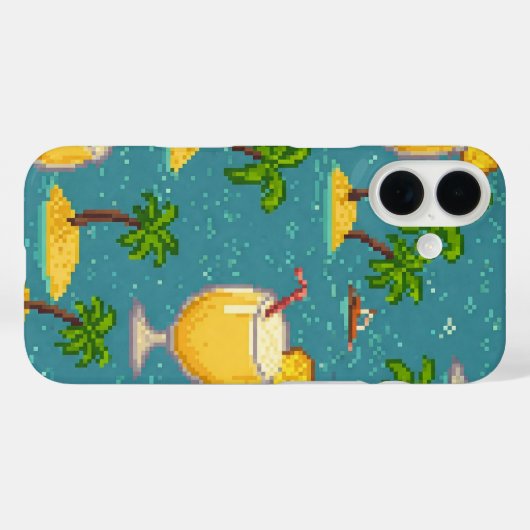 Pixel Pina Coladas Case-Mate iPhone Case (Achterkant (horizontaal))