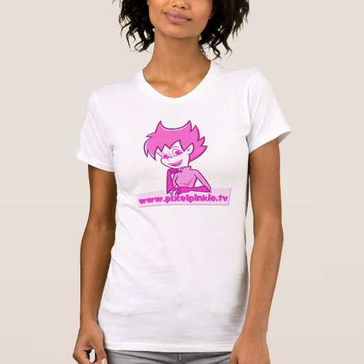 Pixel Pinkie Logo T-shirt (Voorkant)