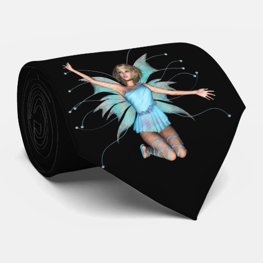 Pixel Pixie - 3D Halftone Kleur Stropdas (Opgerold)