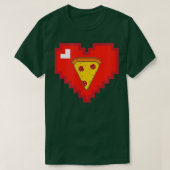 Pixel Pizza Heart 80s Video Game Love 13282855 T-shirt (Design voorkant)