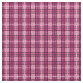 Pixel Plaid_Magenta-Black Stof (Swatch)