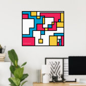 Pixel-Plasticisme poster (Thuiskantoor)