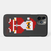 Pixel Pose Kerstman Case-Mate iPhone Case (Achterkant (horizontaal))