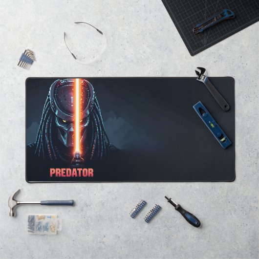 Pixel PredaKnight: het jagerblade Bureaumat (Werkstation)