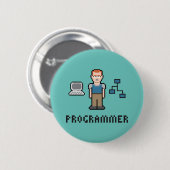 Pixel Programmer Round Button (Voorkant /achterkant)