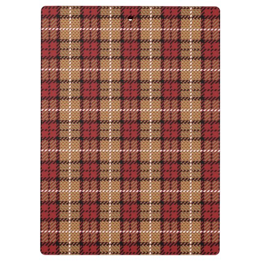 Pixel Pset in Red en Gold Klembord (Achterkant)