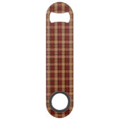 Pixel Pset in Red en Gold Speed Flessenopener (Voorkant)