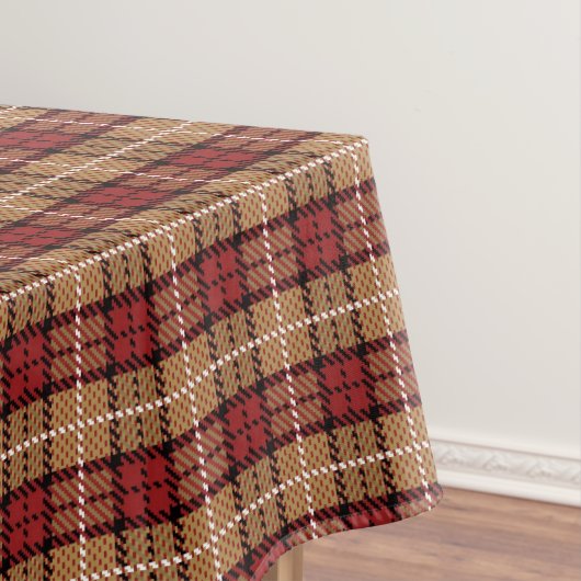 Pixel Pset in Red en Gold Tafelkleed (Voorbeeld)