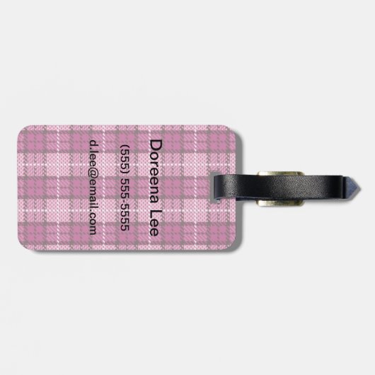 Pixel Pset_Magenta-Black Bagagelabel (Achterkant horizontaal)