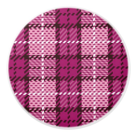 Pixel Pset_Magenta-Black Keramische Knop (Voorkant)
