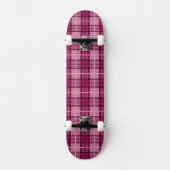 Pixel Pset_Magenta-Black Persoonlijk Skateboard (Voorkant)