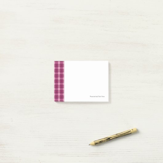 Pixel Pset_Magenta-Black Post-it® Notes (Op bureau)