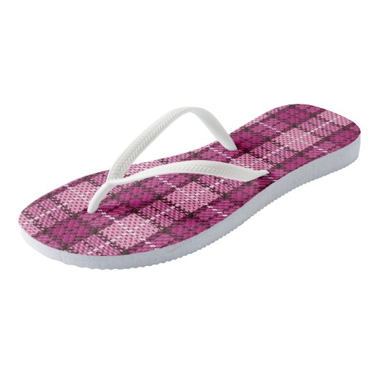 Pixel Pset_Magenta-Black Teenslippers (Schuin)