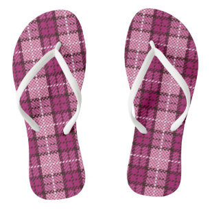 Pixel Pset_Magenta-Black Teenslippers