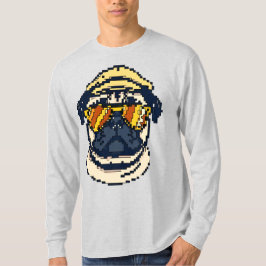 Pixel Pug Delight T-shirt