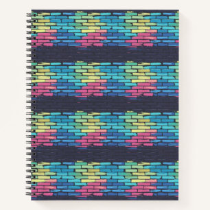 Pixel Punk: Neon Mortar Muiterij Notitieboek