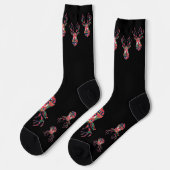 Pixel Reindeer Ugly Sweater Christmas Socks Sokken (Links)
