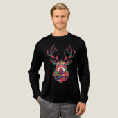 Pixel Rendier Lelijk T-shirt Kersttrui (Voorkant)