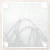 pixel ride glass-onderzetter glazen onderzetter (Achterkant)