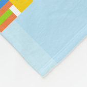 Pixel Sesame Street Characters | Jouw namen toevoe Fleece Deken (Hoek)