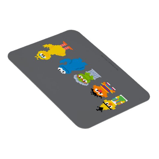 Pixel Sesame Street Characters Magneet (Rechterzijde)
