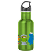 Pixel Sesame Street Characters Waterfles (Voorkant)