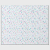 Pixel Soap Bubbles Pattern Cadeaupapier (Vlak)