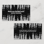 Pixel Sound Bar Achtergrond Visitekaartje (Voorkant / Achterkant)