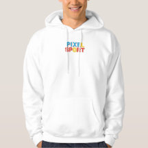 Pixel Sport Basketball Hoodie – Retro Gaming Sport