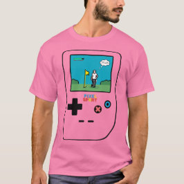 Pixel Sport Golf Retro Gaming T-Shirt 