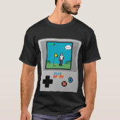 Pixel Sport Golf Retro Gaming T-shirt (Voorkant)