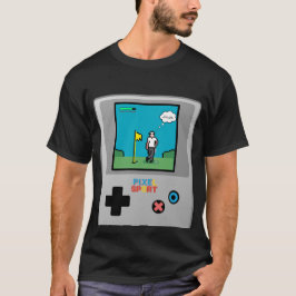 Pixel Sport Golf Retro Gaming T-shirt