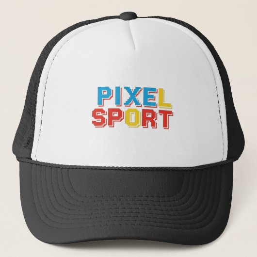 Pixel Sport Trucker Hat Trucker Pet (Voorkant)