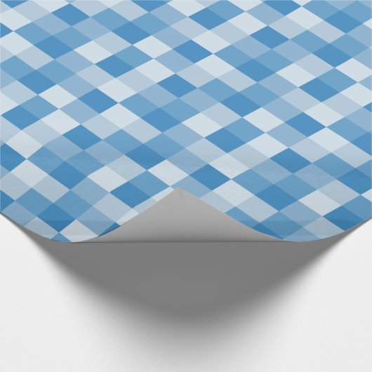 Pixel Squares Aangepaste kleur Cadeaupapier (Hoek)