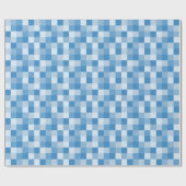 Pixel Squares Aangepaste kleur Cadeaupapier (Vlak)