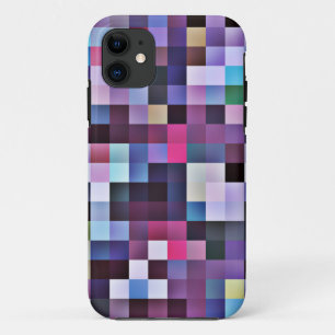 Pixel Squares iPhone 5 hoesje - paars