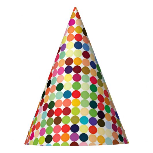Pixel Stippen Party Pet Feesthoedjes (Voorkant)