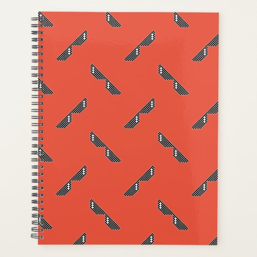 Pixel Sunglazen Patroon Planner (Voorkant)