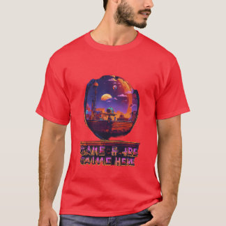 Pixel Sunset Adventure T-shirt