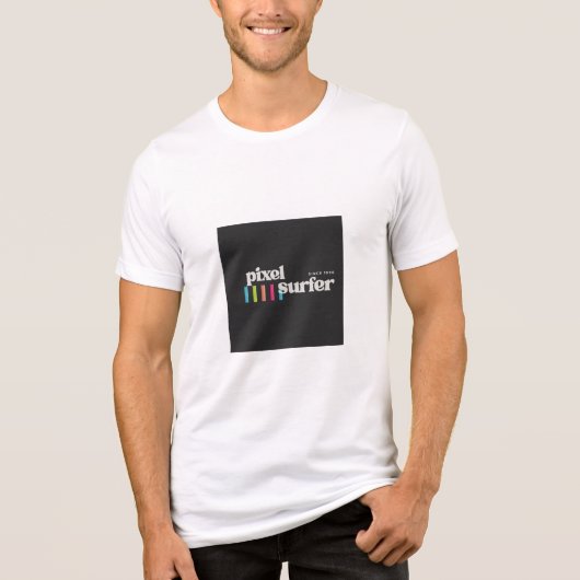 Pixel Surfer T-shirt (Voorkant)