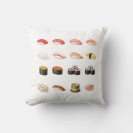 Pixel Sushi Cushion - Scan QR Code for Sushi game Kussen