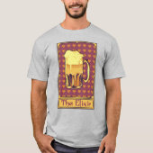 Pixel Tarot Card Beer Drink T-shirt (Voorkant)
