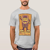 Pixel Tarot Card Cellphone T-shirt (Voorkant)