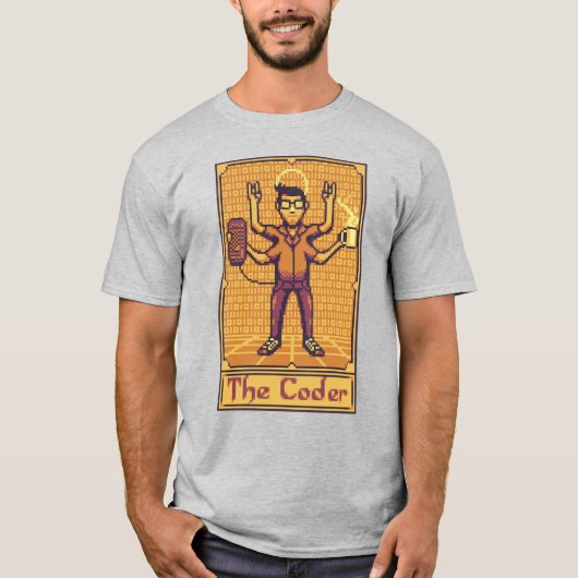 Pixel Tarot Card-programma T-shirt (Voorkant)