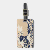 Pixel Tsunami 8 Bit Pixel Art Bagagelabel (Voorkant verticaal)