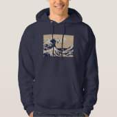 Pixel Tsunami 8 Bit Pixel Art Hoodie (Voorkant)