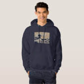 Pixel Tsunami 8 Bit Pixel Art Hoodie (Voorkant volledig)