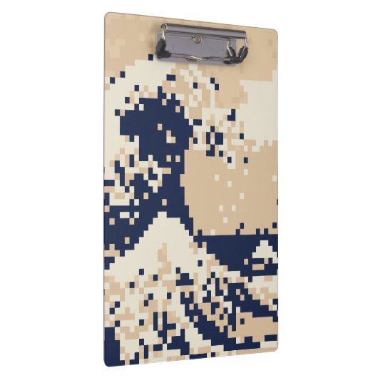 Pixel Tsunami 8 Bit Pixel Art Klembord (Rechts)